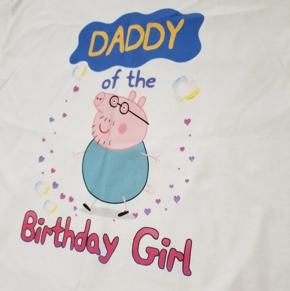 Peppa Pig Daddy of the Birthday Girl Men's… - Picture 2 of 6